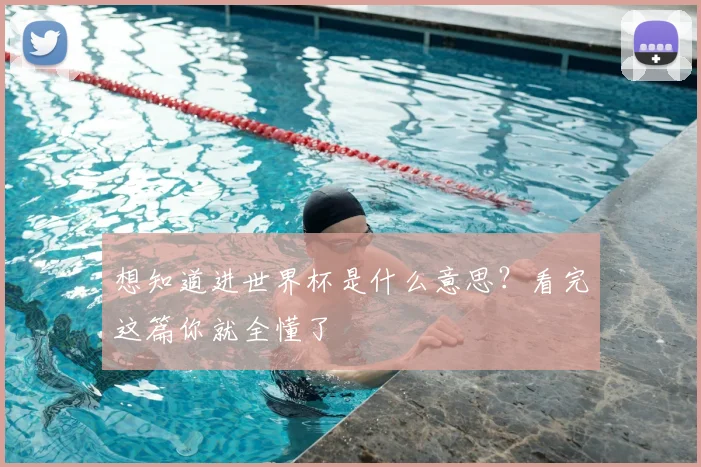 想知道进世界杯是什么意思？看完这篇你就全懂了